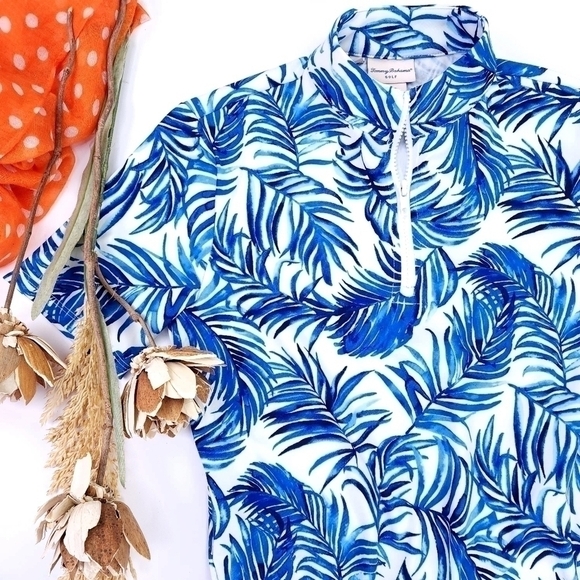 Tommy Bahamas Blue White Floral Golf Dress Sz Xs - Picture 8 of 12